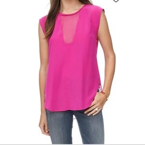 Rebecca Taylor Silk Charlie Top